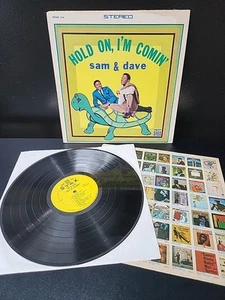 Sam & Dave Hold On, Im Comin' Lp Vinyl 1966 1st Stax Press W/Insert VG+/VG Wax - Picture 1 of 14