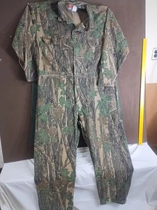 Vintage Winchester Trebark Camo Coverall Bibs Men's XXL Regular Made In USA - Picture 1 of 12