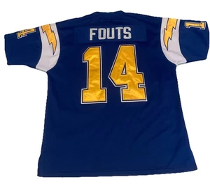 Mitchell & Ness 1984 San Diego Chargers Dan Fouts Football Jersey XL - Picture 1 of 8