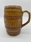 Vintage  Import Japan Music Box Beer Mug Glass Barrel Wind-Up Musical cup