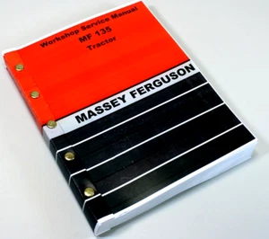 Massey Ferguson 135 Tractor Factory Service Manual Repair Workshop Shop Mf135 - Picture 1 of 10