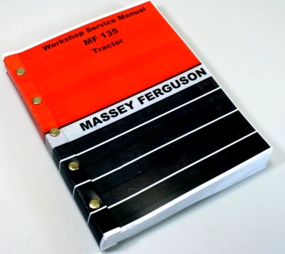 Massey Ferguson 135 Tractor Manual de Servicio de Fábrica Taller de Reparación Mf135 Foto 1 de 4