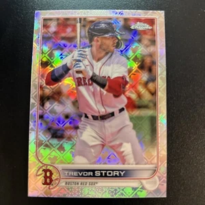 2022 Topps Chrome Trevor Story Logofractor Refractor Card #55 Red Sox PWE - Picture 1 of 2