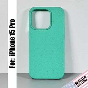 Case for iPhone 15 Pro - Go Green! Eco Friendly Wheat Straw Recycled Material - Picture 1 of 9