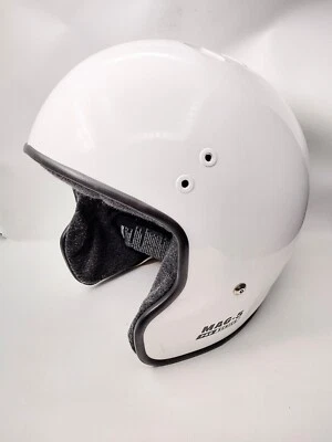 Bell Mag 5 PRO SERIES Open Face Helmet White Size 7-1/4 - Image 1 of 4
