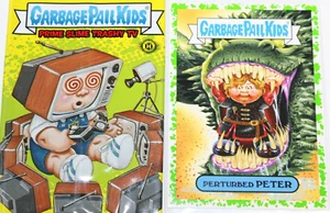 GARBAGE PAIL KIDS 2016 Prime Slime Trashy T.V. Sci-Fi GREEN 3b "Perturbed Peter" - Picture 1 of 4