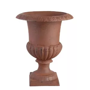 22 cm Pflanztopf Blumentopf Garten Landhaus Vase Kübel Guss Deko Pokal Amphore - Bild 1 von 2