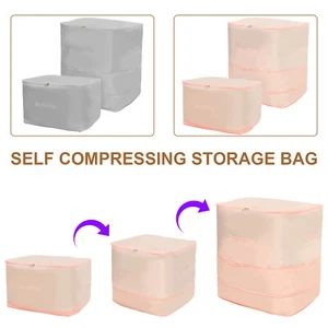 2 Pcs Space Saving Self Compression Organizer Large Capacity Moving Bag π
βͺ© - Picture 1 of 22