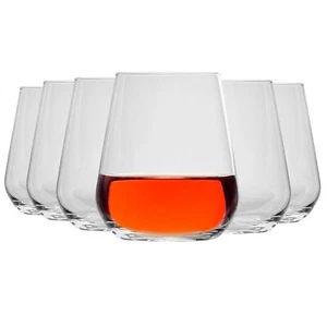 Bormioli Rocco 6x Bicchieri da Vino Inalto Uno Senza Stelo Senza Piombo 350ml Trasparente - Foto 1 di 5