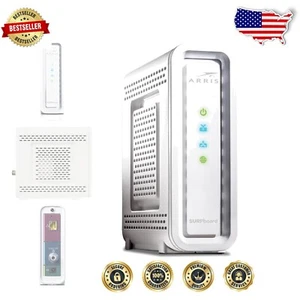 Compact Cable Modem with 800 Mbps Speed - Reliable Performance & 2- - Picture 1 of 13