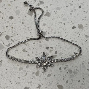 Giani Bernini Snowflake Slider Bracelet - Picture 1 of 3