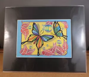 Mimi Millmier Mckinney Kunstdruck schwarz matt Blasen & Schmetterlinge 8x10 #6 - Bild 1 von 6