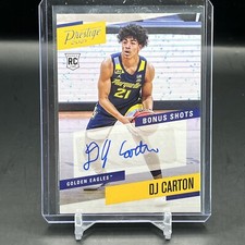 2021-22 Panini Chronicles Draft Picks Bonus Shots Signatures #11 DJ Carton Auto
