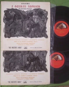 ALPS 1351-2 ED1 BRAHMS - German Requiem FISCHER-DIESKAU GRUMMER KEMPE 2LP NM- - Picture 1 of 1
