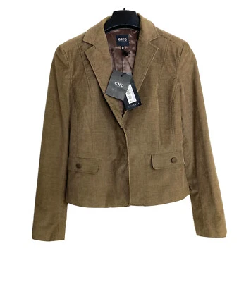 NWT Costume National C'N'C Velvet Corduroy Jacket Blazer Womens Ladies 44  - Image 1 of 4