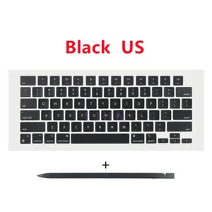 Nowy amerykański angielski brelok czarny kolor do MacBooka Air Retina 13" A2681 M2 2022 rok - Zdjęcie 1 z 1