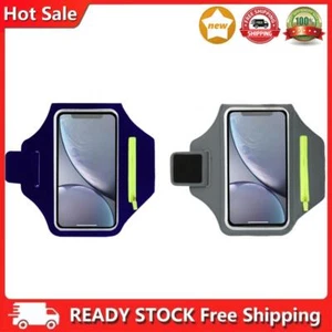 Outdoor Sports Phone Holder Adjustable Universal Armband Phone Pouch Bag (Blue) - Zdjęcie 1 z 8