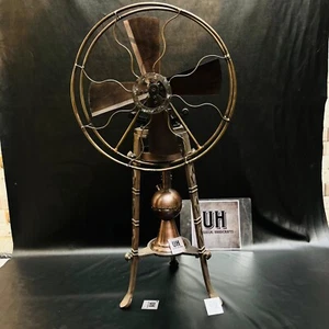 Stirling Engine Steampunk Floor Fan Kerosene or Spirit-Powered Functional - Picture 1 of 11