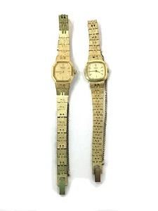 2 Elegante Reloj Seiko Mujer 7320-5769 2020-5739 Tono Dorado Cuarzo Analógico SIN PROBAR - Imagen 1 de 7