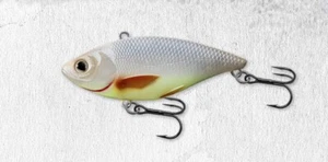 Señuelo sin labios Live Target Golden Shiner 70 - blanco brillante - 2 7/8" 1/2 oz - Imagen 1 de 1