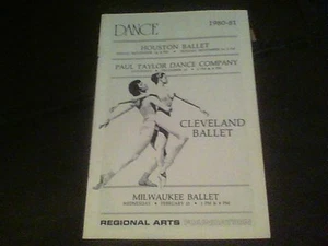 1980-81 Dance Cleveland Ballet Programa Regional Arts Foundation - Imagen 1 de 4