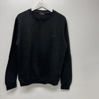 Moletom pulôver de lã preto médio Pierre Cardin masculino - Imagem 1 de 4