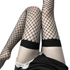 Thigh High Fishnet Stockings Lace Top Over Knee Sexy Pantyhose Tights Costume