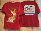 2 Guy Harvey T-shirts. Size Large Marlin Fish Key West Saving Our Seas Nautical