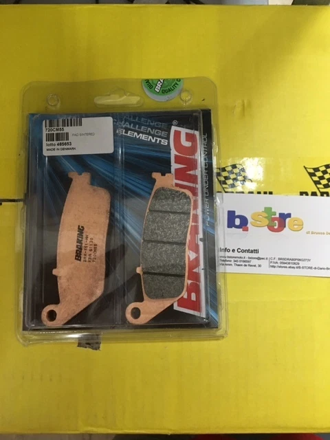 720CM55 PASTIGLIE FRENO ANTERIORE BRAKING HONDA 750 INTEGRA 14-16 - Imagen 1 de 1