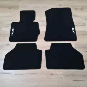 For BMW X3 2010-2017 4PCS Car Floor Mats Velour Carpets Black Waterproof - Picture 1 of 6