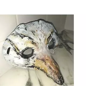 Paper mache Bird mask Bird mask Bird costume Bird costume Fantasy mask Masquerad - Picture 1 of 8
