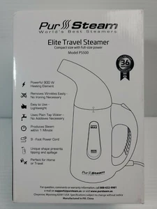NUOVO IN SCATOLA Puro Steam Elite Piroscafo da viaggio PS500 Dimensioni compatte con piena potenza - Foto 1 di 3