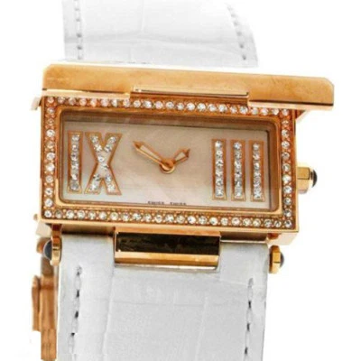 CERRUTI ЖЕНЩИНЫ SCATOLA SOGNO ШВЕЙЦАРСКИЕ КОЖАНЫЕ ЧАСЫ НОВЫЙ РОЗОВЫЙ ТОН CT68282X1IR032 - Изображение 1 из 4