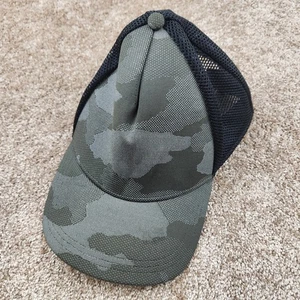Lululemon Commission Mütze Herren Woodland grau/schwarz verstellbarer Netzrücken - Bild 1 von 5