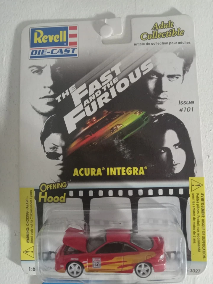 2002 Revell Fast & The Furious Acura Integra выпуск #101 литой 1:64 автомобиль Эдвина - Изображение 1 из 1
