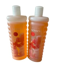 Baño de burbujas Avon Senses ~ 24 OZ ~Naranja y madreselva~Nuevo Stock Sellado~Lote de 2 - Imagen 1 de 1