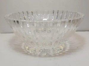 Vintage Pressglas Servierschale 8,5" gerippt Starburst Design - Bild 1 von 7