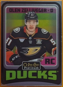 2024-25 O-Pee-Chee Platinum #R66 Olen Zellweger Retro Festzelt Rookies - Bild 1 von 2