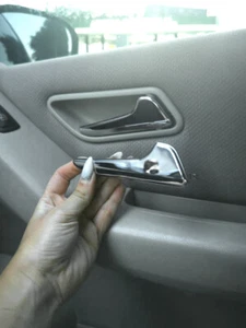 Right Side Silver Door Bowl Pull Handle For Mercedes Benz A B Class W169 W245 - Picture 1 of 2