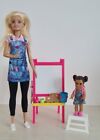 Barbie Careers Art Teacher And Chelsea Doll Play Set With Easle