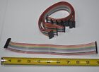 Lot Of 9 New Samtec Idss-12-D-10.00-T Slim Flat Ribbon Idc Cables 12 Pin, 10