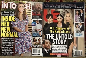 US WEEKLY And In Touch Magazines April 29 Th 2024 O.J. SIMPSON & THE KARDASHIANS - Picture 1 of 3