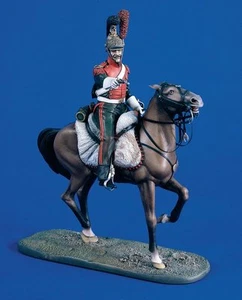 Verlinden 120mm (1/16) Mounted Line Lancer with Pistol in Hand (Napoleonic) 1760 - Picture 1 of 1