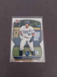2023 Bowman Gavin Cross Rc 1st Edition #bppf-109 Royals - Picture 1 of 2