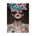24*36in Floral Girl Art Decor Poster Canvas Paintings Prints Home Office Decor