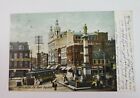 1908 Penn Square Lancaster Pennsylvania PA Postcard Street View Trolley 