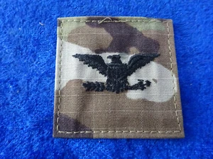 USA Rang-Abzeichen US Army Multi-Cam Klett  Colonel OF-5 Oberst - Bild 1 von 2