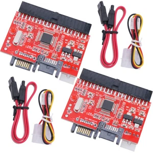 2x PATA/IDE TO Serial ATA SATA Interface Hard Drive HDD DVD Adapter Converter - Picture 1 of 12