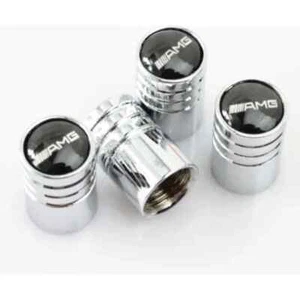 Tapones de válvula - Mercedes - AMG - Cromado - Universal - Junta de goma - Imagen 1 de 1