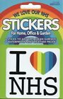 WE LOVE OUR NHS - "I LOVE NHS" - STICKER - FREE UK POSTAGE - RAINBOW